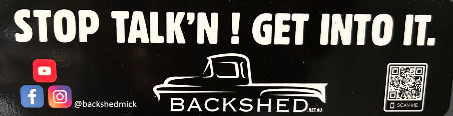 Bumper Sticker - Stop Talk'n