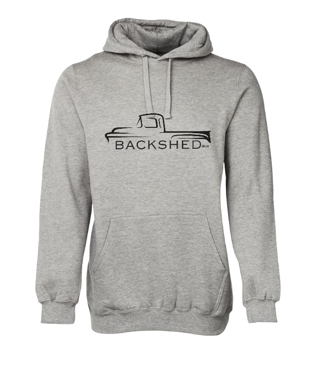 Backshed Fleecy Hoodie - GREY MERLE