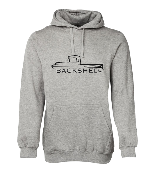 Backshed Fleecy Hoodie - GREY MERLE