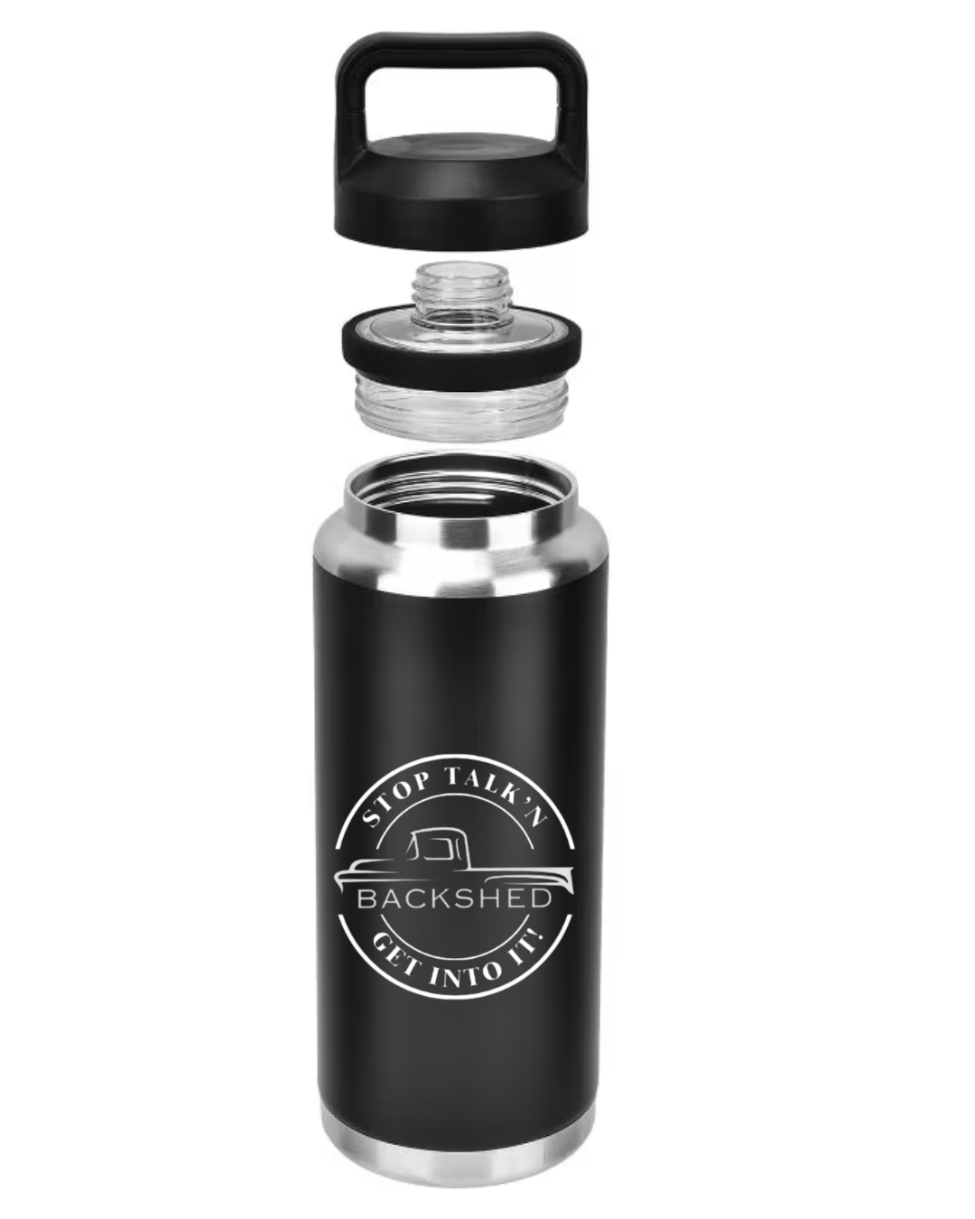 Stainless drink bottle - Stop Talkn get into it