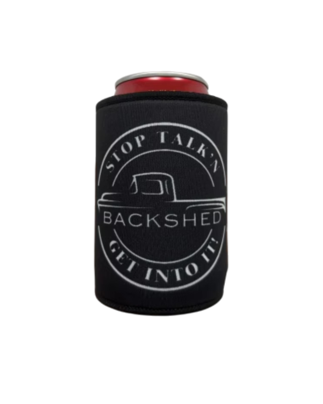 Magnetic Stubby cooler - Stop Talk'n Get Into It!