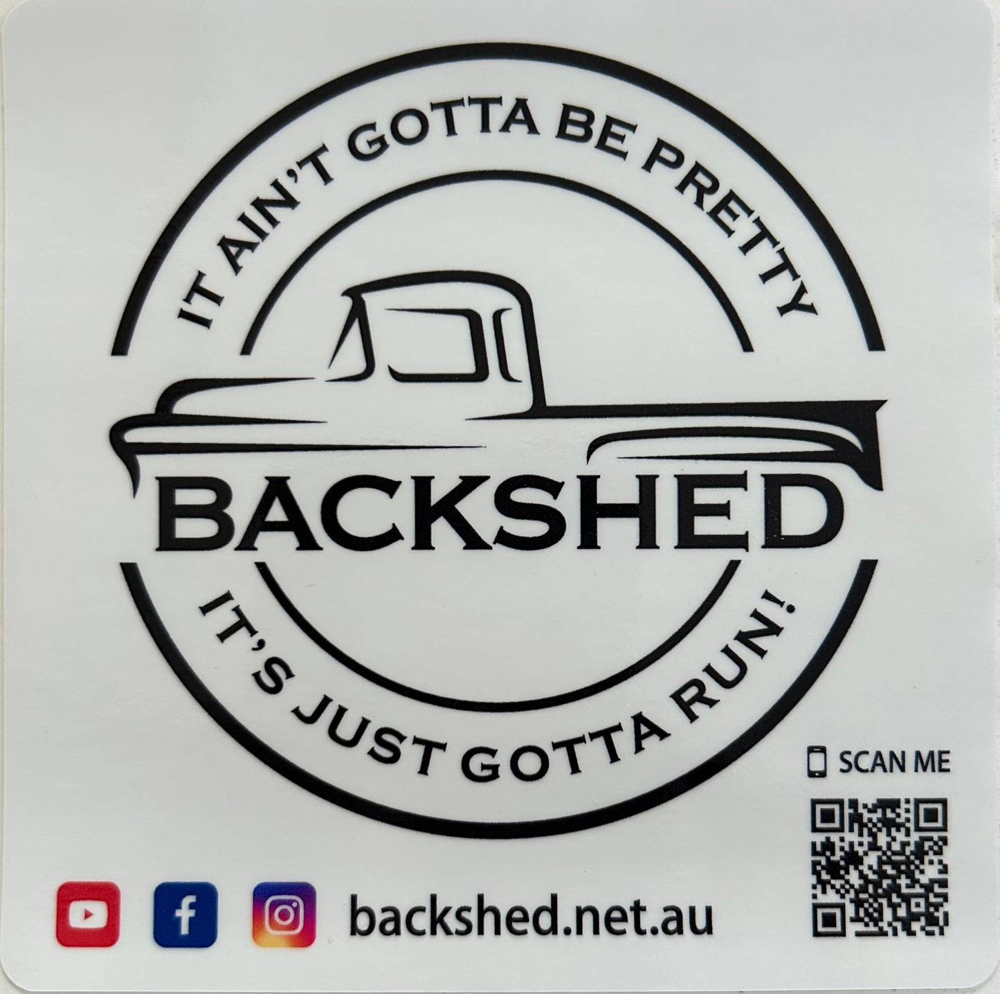 Aint gotta be pretty sticker -Square